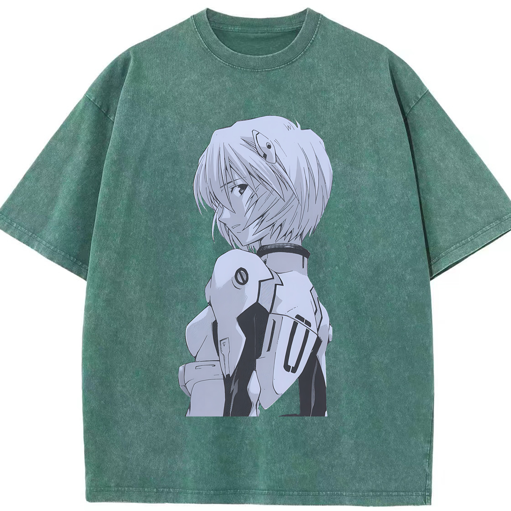 （画像用） EVA 新世紀エヴァンゲリオン 綿100% ヴィンテージ風 半袖Tシャツ（フロントプリント）
